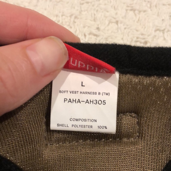 Puppia Vest Polyester Step in Back Clip Dog Harness Size Large - Picture 6 of 8